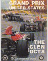Programme Cover - GP United States 1972