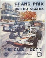 Programme Cover - GP United States 1973