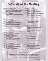 Schedule of Events - GP United States 1974