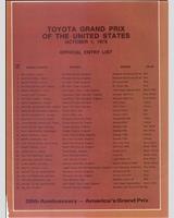 Entry List - GP United States 1978