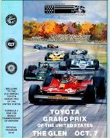 Programme Cover - GP United States 1979