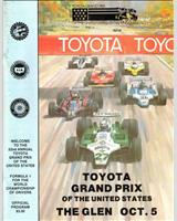 Programme Cover - GP United States 1980