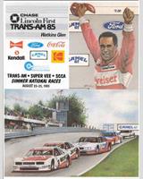 Programme Cover - Trans-Am Watkins Glen 1985