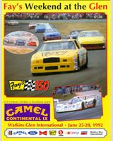 Programme Cover - IMSA Supercar Watkins Glen 1992