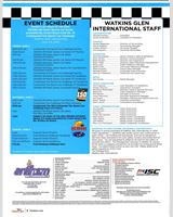 Schedule of Events - Watkins Glen 6 Hours 2010