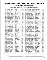 Entry List - ICNSCC Westwood [FP+GP] 1963