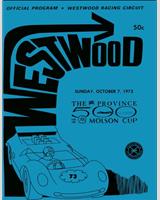 Programme Cover - Westwood 500 1973
