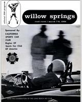 Programme Cover - SCCA Regional Willow Springs [EP+FP] 1964