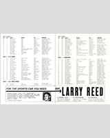 Entry List - SCCA National Willow Springs [ASR+BSR+CSR] 1968