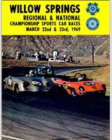 Programme Cover - SCCA National Willow Springs [ASR+BSR] 1969