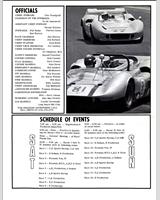 Schedule of Events - SCCA National Willow Springs [ASR+BSR] 1969