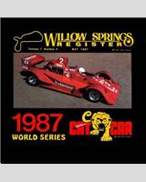 Programme Cover - Canadian American Thundercars Willow Springs 1987