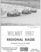 Programme Cover - SCCA Regional Wilmot 1967