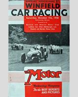 Programme Cover - WJC Winfield [S1.3] 1950