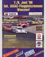 Programme Cover - Interserie Wunstorf 1986