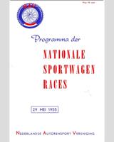Programme Cover - National Zandvoort 1955