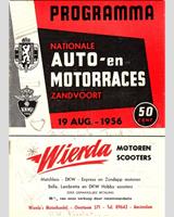 Programme Cover - National Zandvoort - Class I 1956