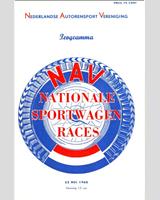 Programme Cover - National Zandvoort 1960