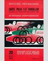 Programme Cover - Zandvoort Grand Prix Support Sports Car Race 1962