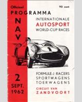 Programme Cover - Autosport World Cup Zandvoort 1962