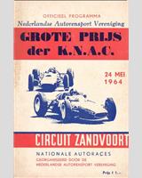 Programme Cover - Circuit Zandvoort 1964