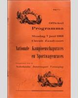 Programme Cover - National Zandvoort 1965