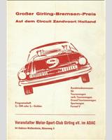 Programme Cover - ADAC Zandvoort 1966