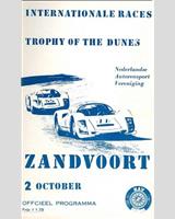 Programme Cover - Trophy of The Dunes 1966