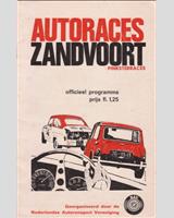 Programme Cover - Zandvoort National - Closed Cars Formula Libre 1967