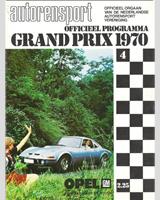 Programme Cover - GP Netherlands 1970