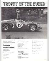 Schedule of Events - Trophy of The Dunes 1970