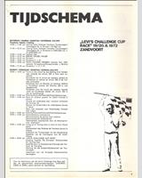 Schedule of Events - ETCC Zandvoort 1972
