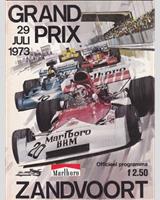 Programme Cover - GP Netherlands 1973