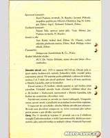 Schedule of Events - Ždírec [S2.0/S+2.0/R] 1933