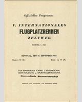 Schedule of Events - National Zeltweg [GT] 1961