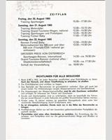 Schedule of Events - National Zeltweg - Grand Touring 1965