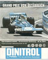 Programme Cover - Austrian Grand Prix Formula 1 1971