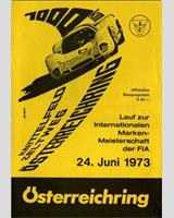 Programme Cover - Zeltweg 1000 Kilometres 1973