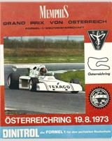 Programme Cover - Austrian Grand Prix Formula 1 1973