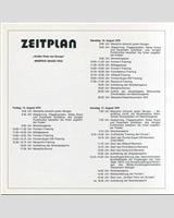 Schedule of Events - Grand Prix Europa Formula 1 1975