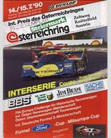 Programme Cover - Interserie Zeltweg 1990