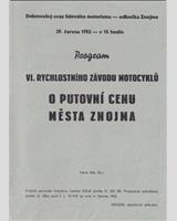 Programme Cover - Znojmo [S750] 1952
