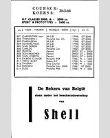 Entry List - Coupe de Belgique [SP/GT+1.6] 1964
