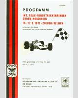 Programme Cover - Zolder [SRP] 1972