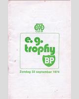 Programme Cover - EG Trophy Zolder (Heat 2) 1974