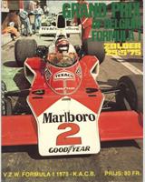 Programme Cover - GP Belgium 1975