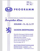Programme Cover - DRM Zolder Bergischer Löwe 1977