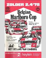 Programme Cover - Marlboro Cup Zolder [1.6] 1978