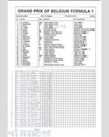 Entry List - GP Belgium 1979