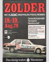 Programme Cover - DRM Zolder Westfalen-Pokal 1979